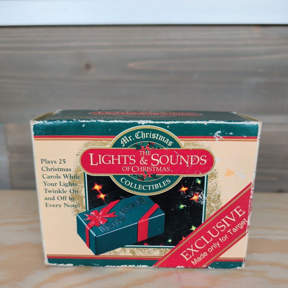 Vintage Mr. Christmas The LIGHTS and SOUNDS of CHRISTMAS 1996 Target Exclusive